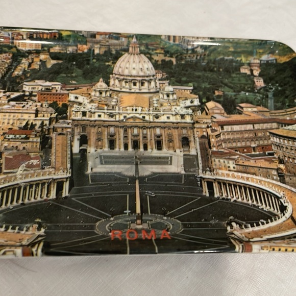Vintage Small Rome tray - Picture 3 of 4